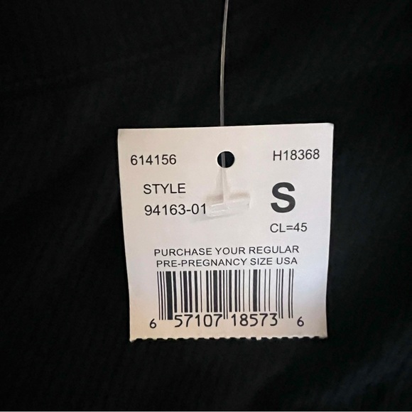 Jessica Simpson Black Maternity Maxi Dress NWT Size Small - Picture 9 of 11